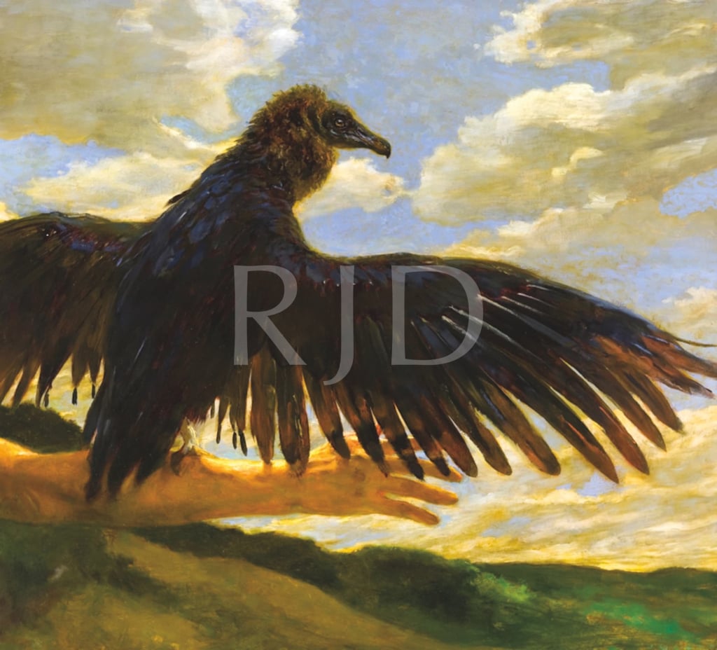 Artwork Me and My Vulture by Jamie Wyeth