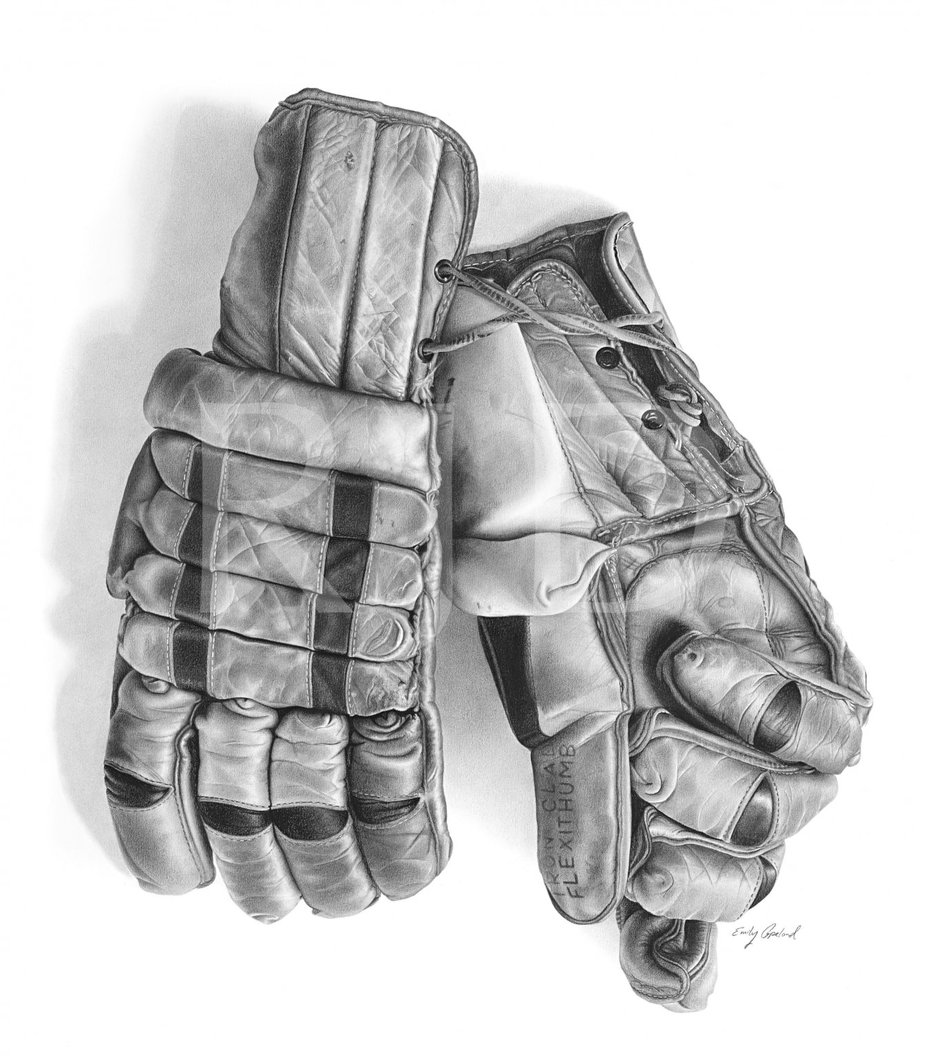 Antique Hockey Gloves RJD Gallery